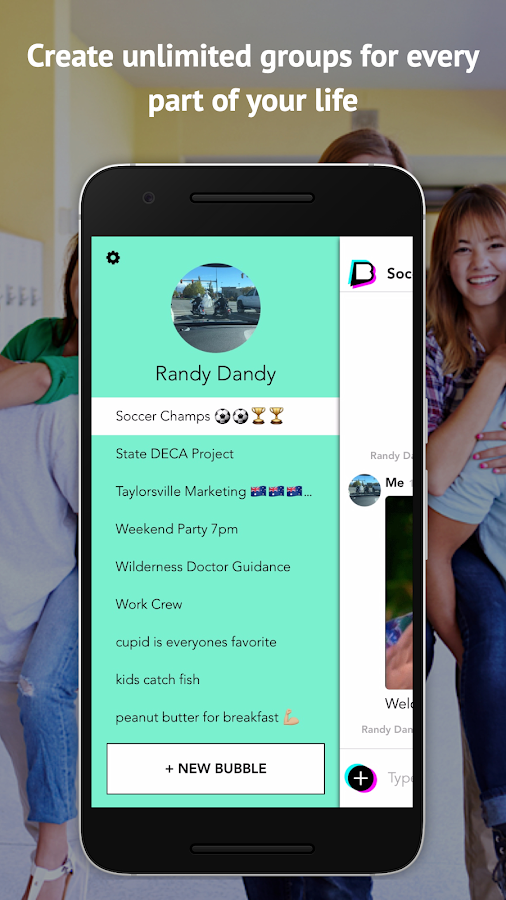 Bubble - Fun Group Chat - Android Apps on Google Play