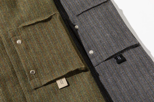 Title 6, Coarse Denim Dark Stripe Casual Fashion Jacket,...