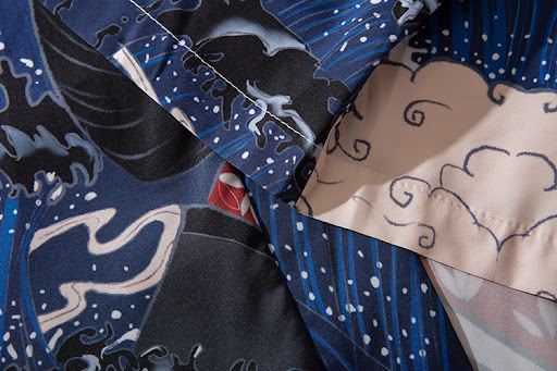 Title 14, Summer Hanfu with three-quarter sleeves, open l...