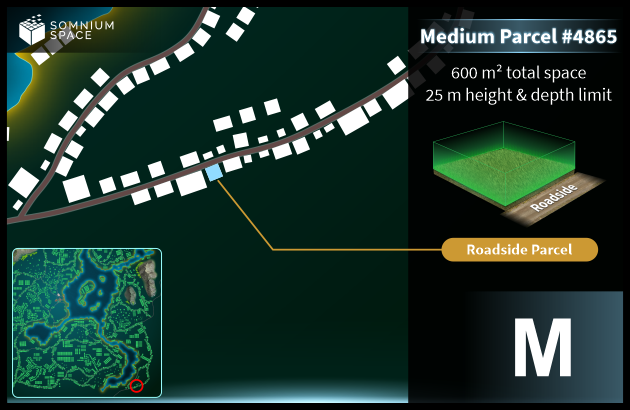 Medium #4865 (M) parcel in Somnium Space