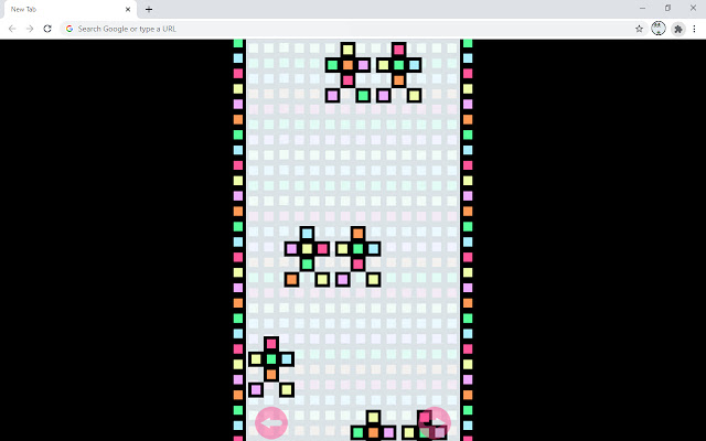 Classic Racing Tetris Game chrome extension