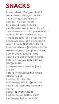 Bangalore iyengar bakery menu 6