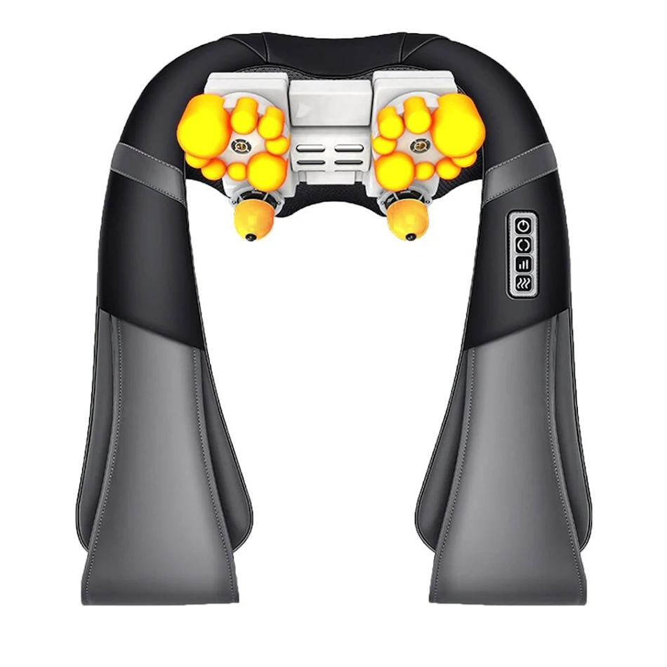 Multifunctionele massagesjaal Ontspan nek, schouders en rug met warmte en vibratie. Verlicht stress en spanning voor ultiem comfort en welzijn.