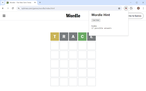 Wordle Hint