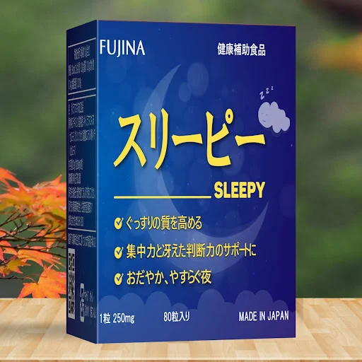 Viên ngủ ngon Sleepy Nhật Bản FUJINA 80 viên/lọ HSD 25.09.2026