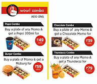 Wow! Momo menu 3