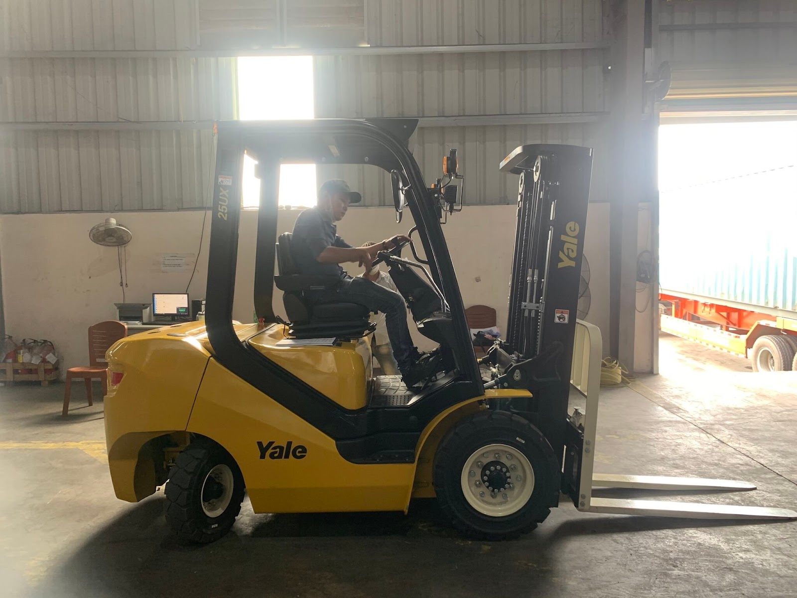 The safety of the Yale GP20-35UX diesel forklift is a top concern