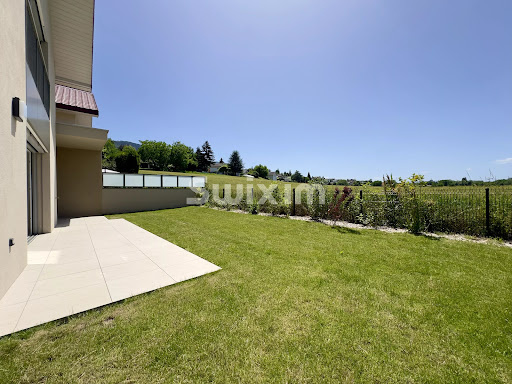 Terrace and green garden with countryside view in this luxury property for sale in Bossey ($874,673 - 130 m²)