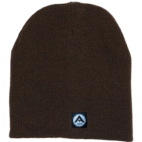 Beanie Rak | Mrkbrun mssa unisex