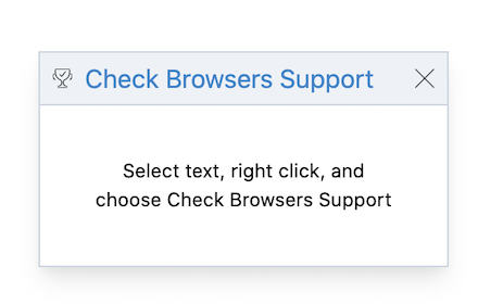CheckBrowsersSupport small promo image