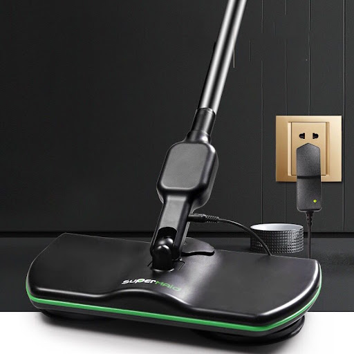 Title 5, Super Maid Wireless Electric Rotary Mop Cleanin...