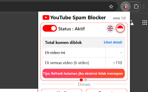 YouTube Spam Blocker