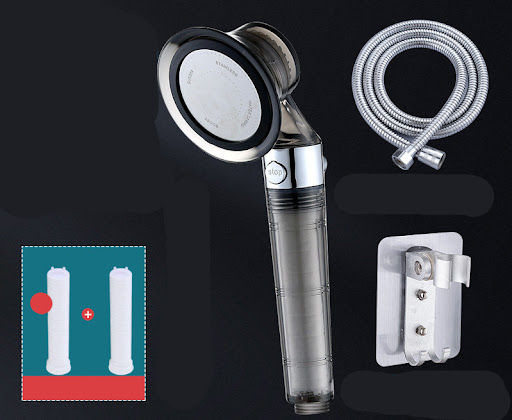 Title 6, Pressurized Shower Nozzle for Home Use Single H...