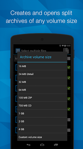 Screenshot B1 Archiver zip rar unzip