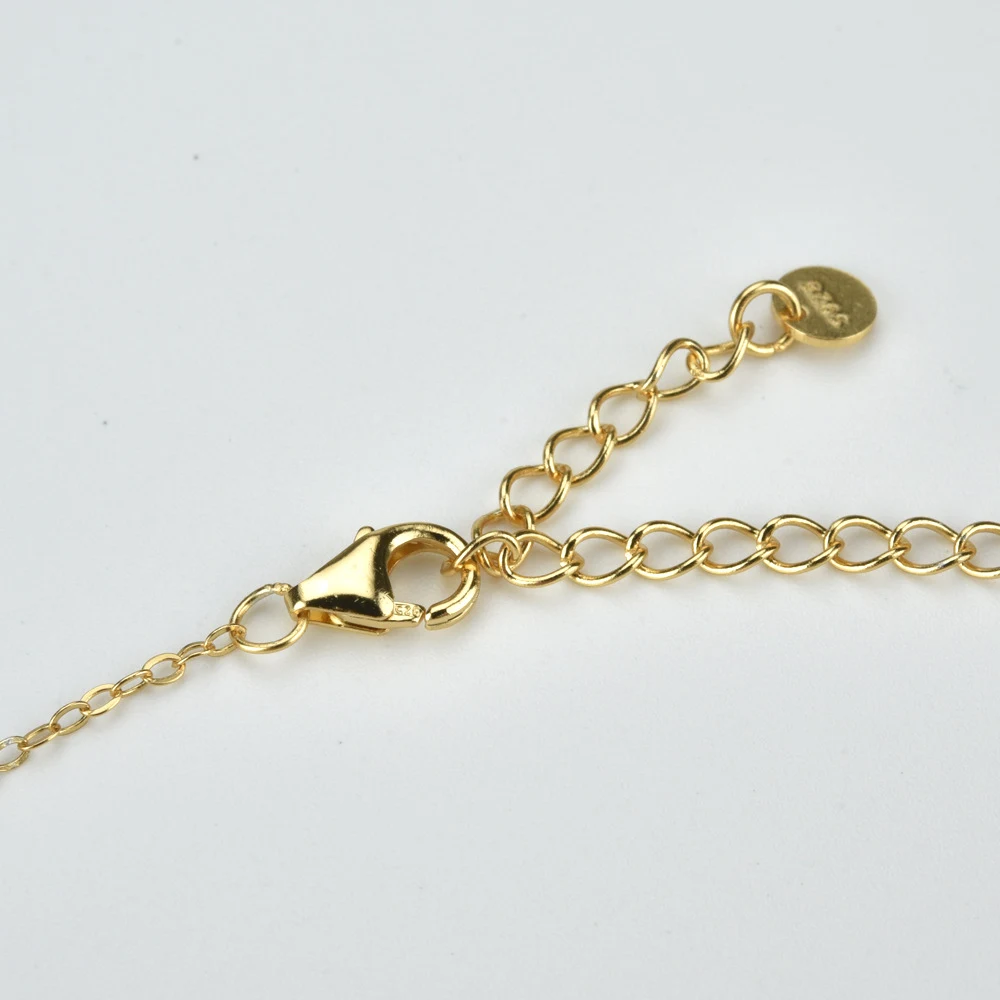 Title 5, Collier de mode diamant bleu argent pour femmes...