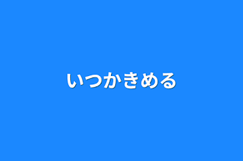 いつかきめる