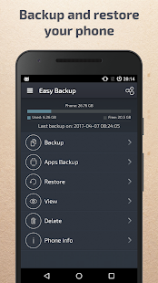 Easy Backup - Backup your Phone 4.9.16 APK + Mod (Unlimited money) إلى عن على ذكري المظهر