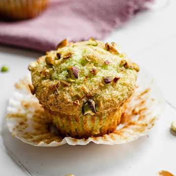 Bakery Style Pistachio Muffins