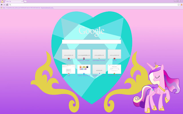 Princess Cadence chrome extension