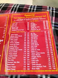 Annpurna Shudh Shakahari Bhojnalaya menu 1