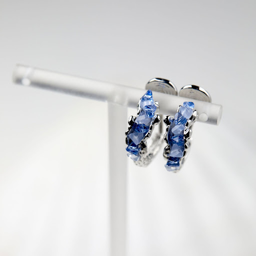 Title 6, Irregular Crystal Female Minority Design Earrin...