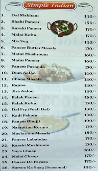 Apni Rasoi,Sec-12 menu 1