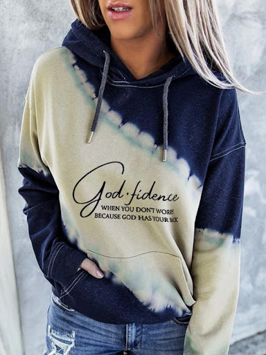 Title 2, Vrouwen V-hals print losse lange mouw T-shirt, ...