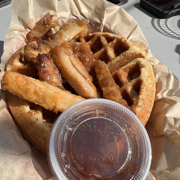 Gluten-Free Waffles at Bedrock Eats and Sweets