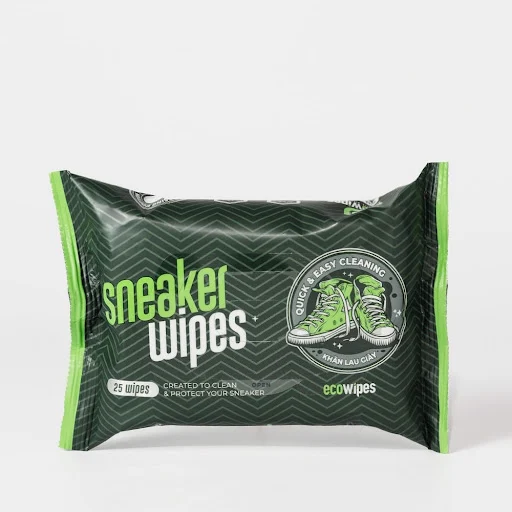 3 Gói Khăn lau giày thể thao Sneaker Wipes 25 tờ EcoWipes