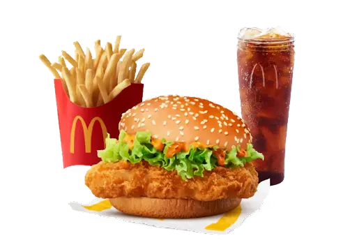 McSaver Piri Piri McSpicy Chicken Burger Meal