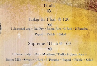 Lalaji Dilliwale menu 3