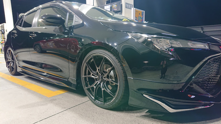 カローラスポーツのお疲れ様でした！・車高調！後編(^^)(^^)・CUSCO Street ZERO Aに関するカスタム事例の投稿画像1枚目
