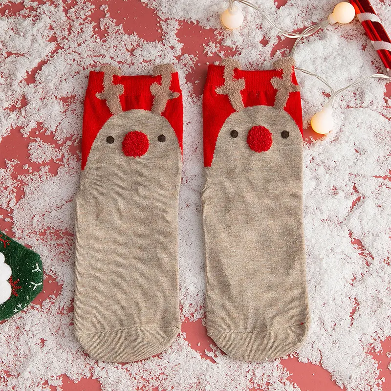 Title 15, Nouveau Bas de noël chaussettes droites en coto...