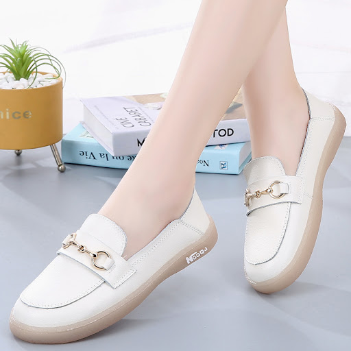 Title 6, Leather Shoes Fashion All-match Net Red Fairy S...