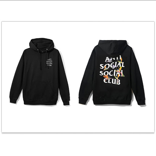 Title 8, Loose letter crew neck printed hooded sweatshir...