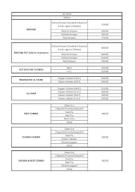 Hot Box menu 1