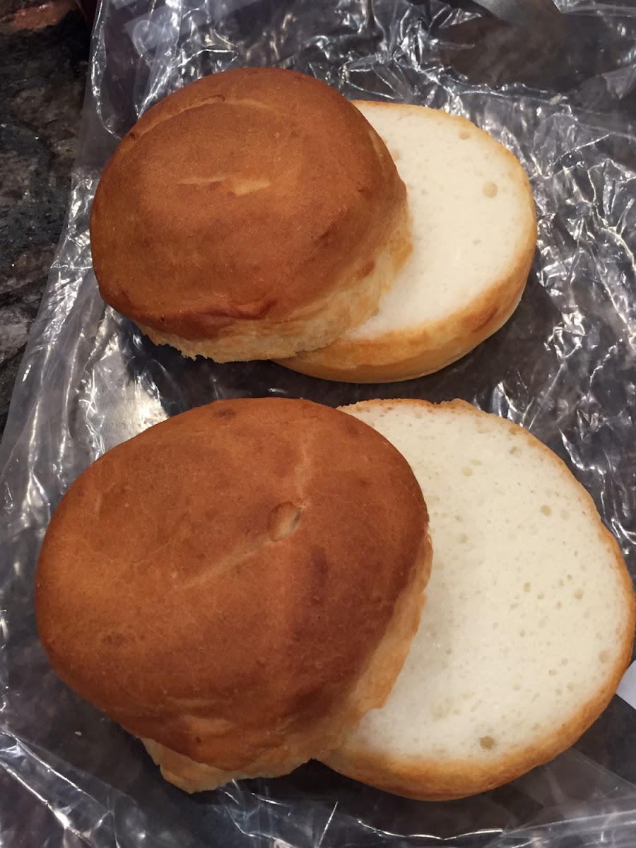 Amazing hamburger buns