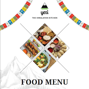 Yeti - The Himalayan Kitchen menu 