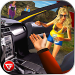 Cover Image of Tải xuống Trò chơi lái xe taxi điên rồ 3D 1.6 APK