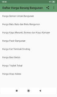 Daftar Harga Barang Bangunan 1.0 APK + Мод (Unlimited money) за Android