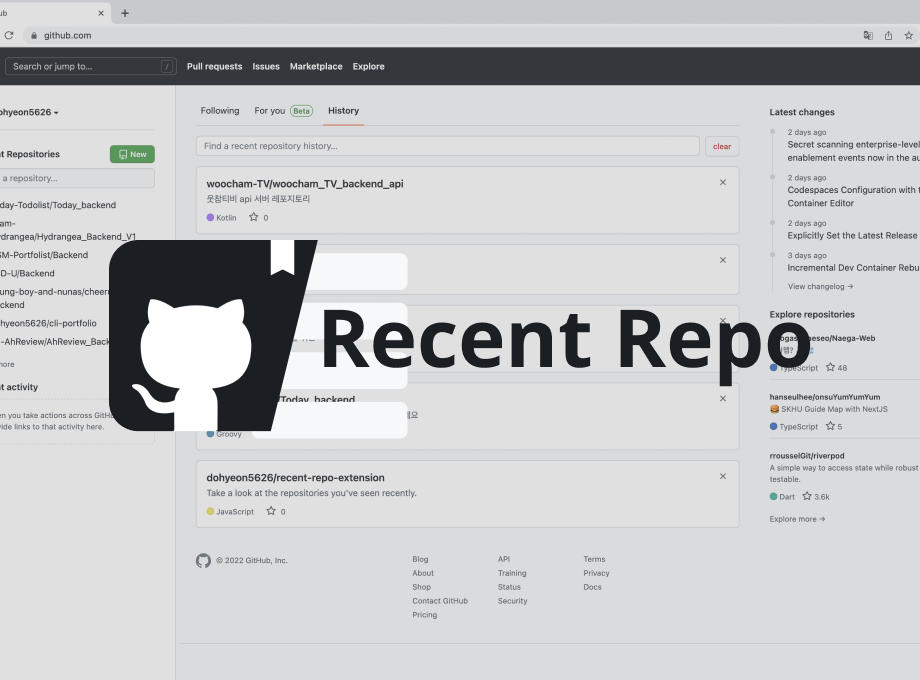 Github Recent Repo Preview image 1