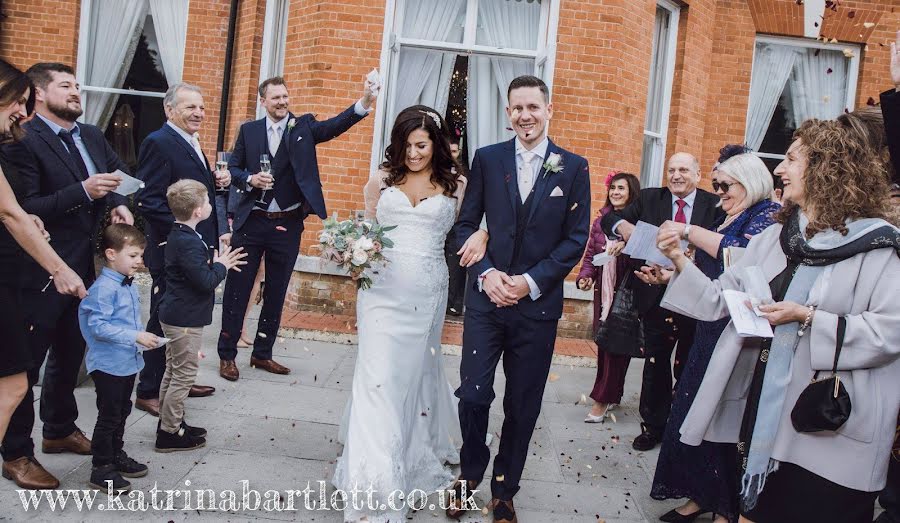 Wedding photographer Katrina Bartlett (katrinabartlett). Photo of 1 July 2019