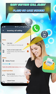 Flash Alert On Call a SMS: Volání blesku - náhled