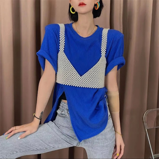 Title 2, Pearl Wrap Chest Womens Vest Sling Outer Wear ...