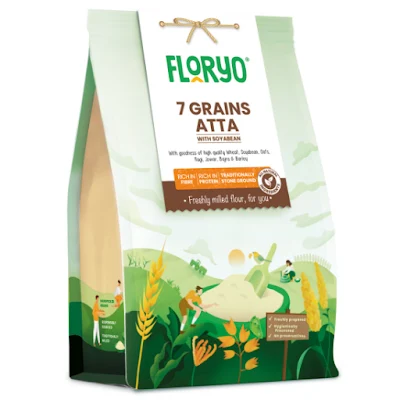 Floryo 7 Grain Multigrain Atta (with Soyabean) 1 Kg