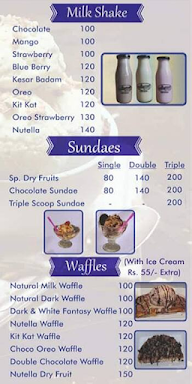 Natural Fresh Ice Cream menu 2