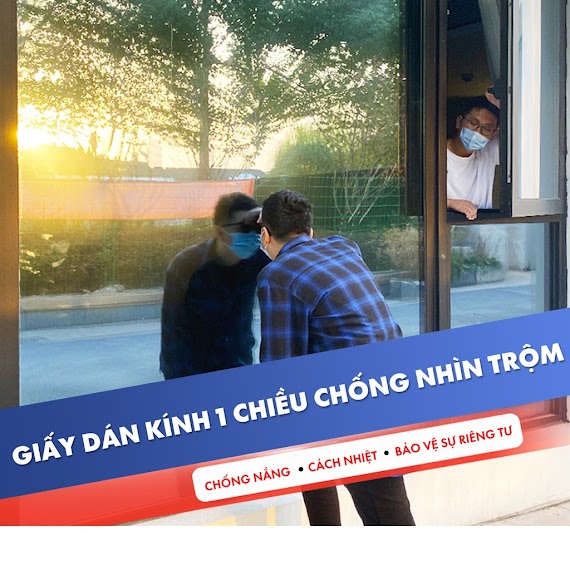 Giấy Dán Kính 1 Chiều Cửa Kính Chống Nắng Film Cách Nhiệt Decan Phản Quang Cửa Sổ Phòng Ngủ