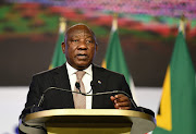 President Cyril Ramaphosa addressing the fourth South African Investment Conference.