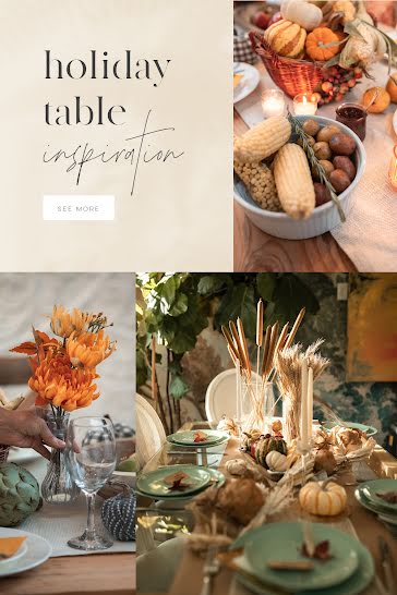 Holiday Table Inspo - Thanksgiving template