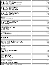 Thalassery Restaurant menu 5